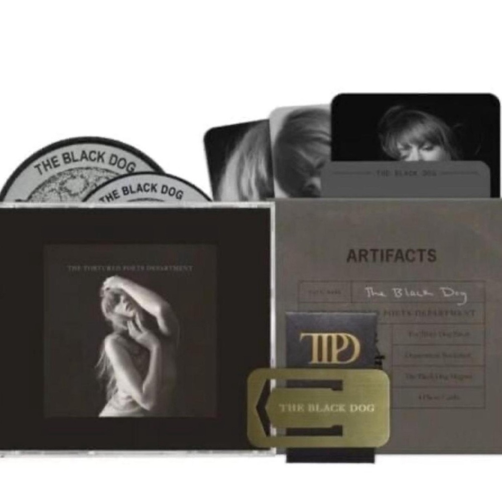 Taylor Swift TTPD The Black Dog Collector’s Addition CD SEALED